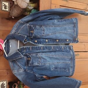 Ladies XL Westport button up jean jacket